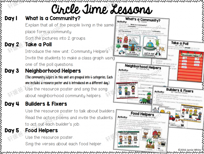 《Community Helpers》社区工作主题英语作业纸3-5岁启蒙英语 PDF百度网盘下载