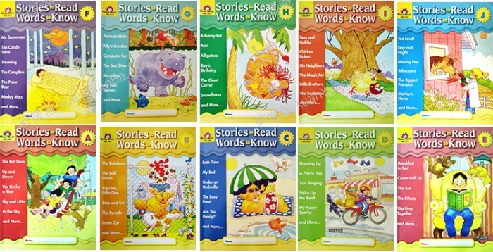 《Stories to Read, Words to Know》10册英文阅读练习册含答案MP3+PDF 百度云网盘下载