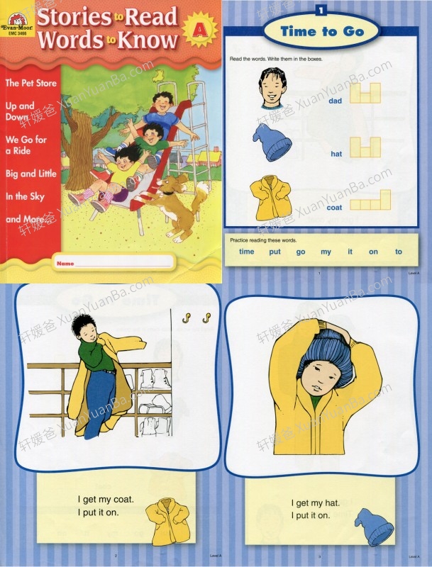 《Stories to Read, Words to Know》10册英文阅读练习册含答案MP3+PDF 百度云网盘下载