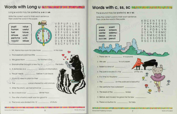 《hoffman joan spelling puzzles》拼字游戏练习册 PDF百度网盘下载