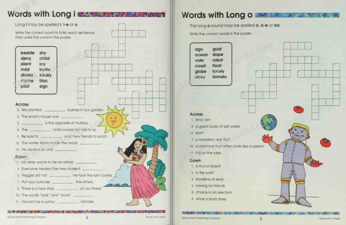 《hoffman joan spelling puzzles》拼字游戏练习册 PDF百度网盘下载