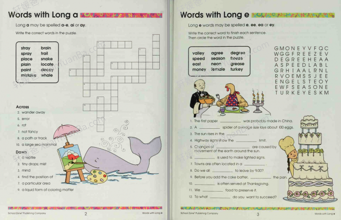 《hoffman joan spelling puzzles》拼字游戏练习册 PDF百度网盘下载