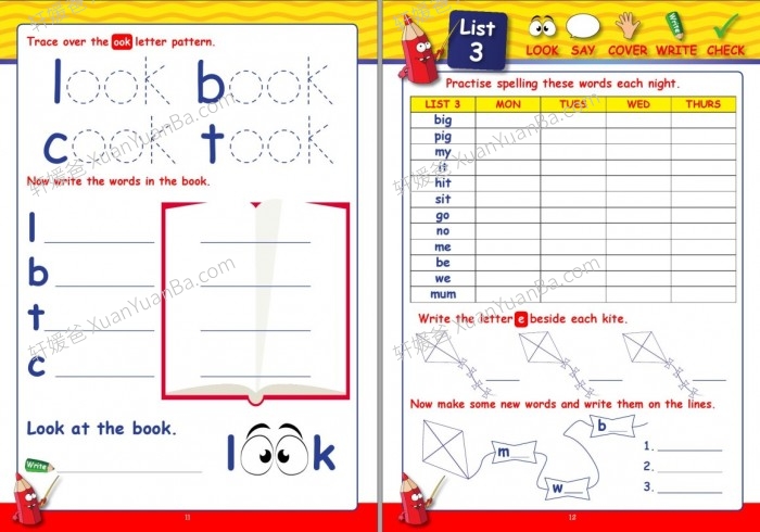 《Spelling Made Fun A-C》有趣的拼写练习册3册 PDF 百度云网盘下载