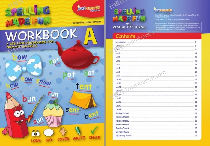 《Spelling Made Fun A-C》有趣的拼写练习册3册 PDF 百度云网盘下载