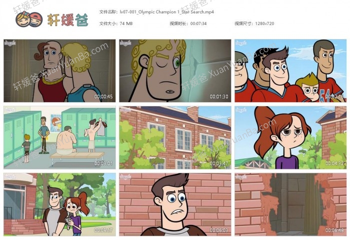 《Olympic Champion奥运冠军资源包》50集全动画+音频+绘本+练习PDF 百度云网盘下载