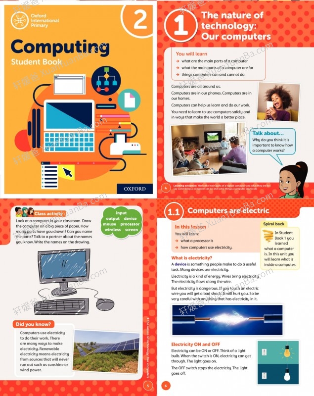 《International Computing Student Book》1-6年级牛津国际小学计算机教材PDF 百度云网盘下载