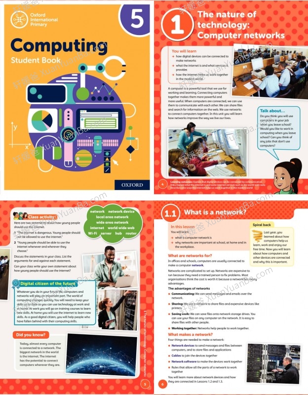 《International Computing Student Book》1-6年级牛津国际小学计算机教材PDF 百度云网盘下载
