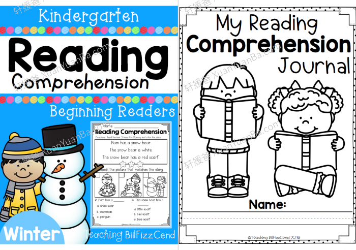 《Kindergarten Reading Comprehension》四季英文阅读理解作业纸练习册素材PDF 百度云网盘下载