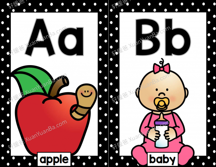 《Alphabet Centers》六册英文字母闪卡幼小启蒙学习包 百度云网盘下载