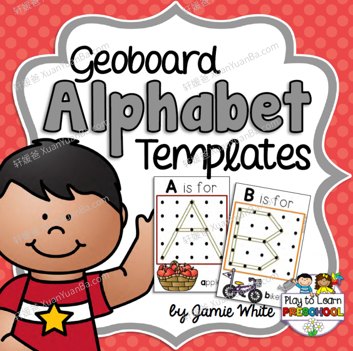 《Alphabet Centers》六册英文字母闪卡幼小启蒙学习包 百度云网盘下载