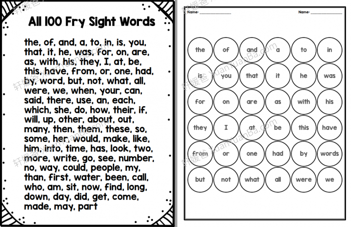 《Sight Word Activities Game》英文高频词游戏12套 PDF 百度云网盘下载