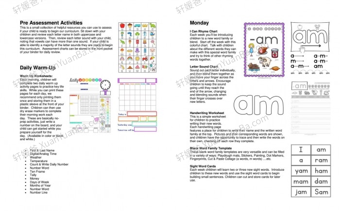 《READ Curriculum Notebook》36周计划自然拼读英文练习册PDF 百度云网盘下载