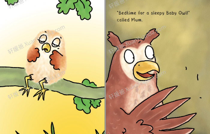 《小猫头鹰系列》幼儿英文绘本共4册PDF 百度云网盘下载
