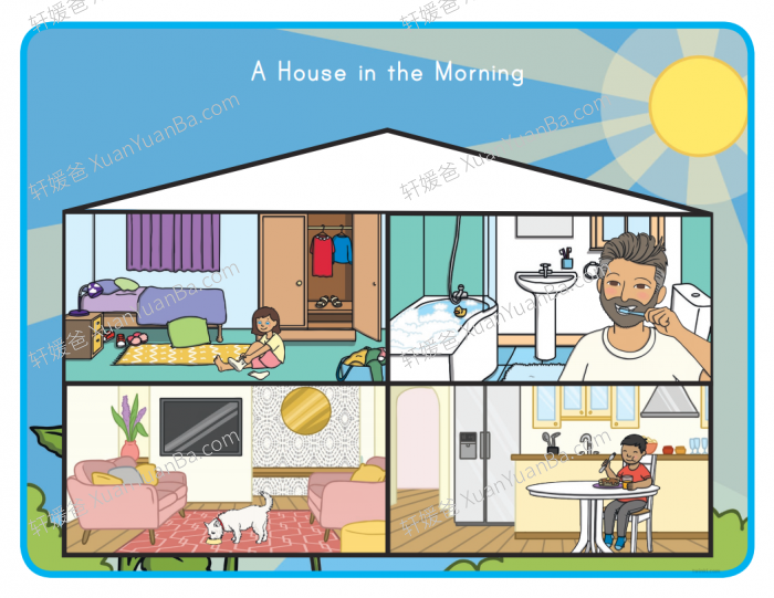 《图片场景和wh问答卡》练习孩子口语能力闪卡 PDF 百度云网盘下载