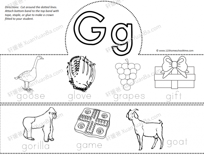 《自然拼读手工练习素材包》共43个高清PDF 百度云网盘下载