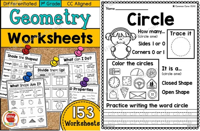 《First Grade Math WORKSHE》数学启蒙练习册四册练习册PDF 百度云网盘下载