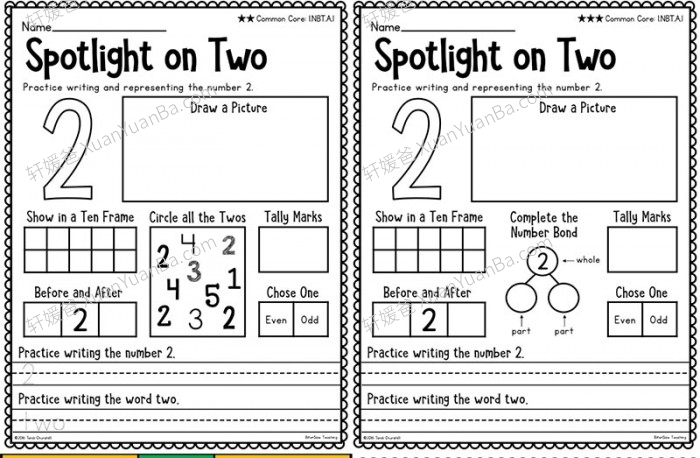 《First Grade Math WORKSHE》数学启蒙练习册四册练习册PDF 百度云网盘下载