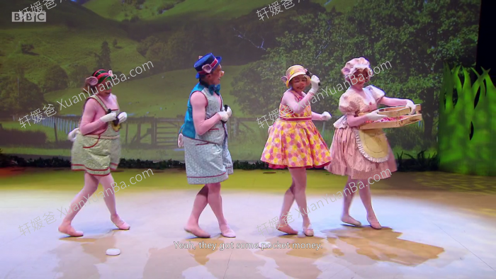 《Three Little Pigs》三只小猪英文版舞台剧 720P FLV格式 百度云网盘下载