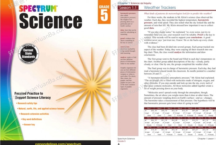 《Spectrum Science Test Practice G3-G8》光谱英文科学练习册PDF 百度云网盘下载