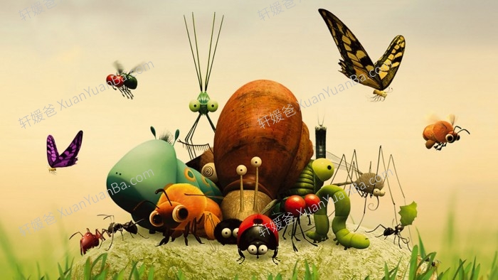 《Minuscule》微观小世界1-2季昆虫秀动画记录片176集 AVI视频 百度云网盘下载