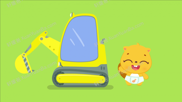 《Hi，little car 嗨！小汽车》幼儿学前启蒙国产英文动画MP4视频 百度云网盘下载