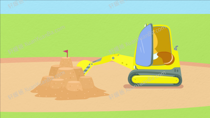 《Hi，little car 嗨！小汽车》幼儿学前启蒙国产英文动画MP4视频 百度云网盘下载