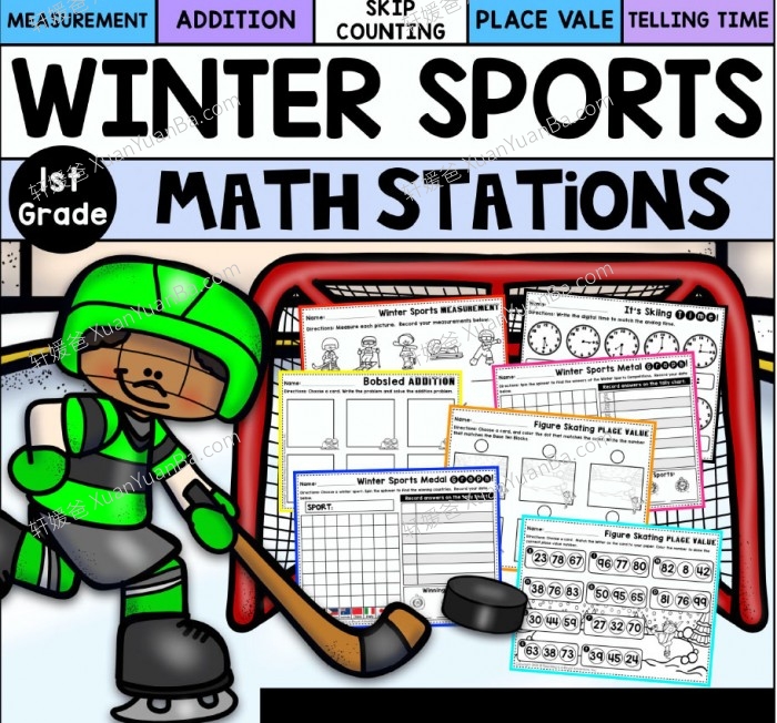 《Winter Sports Beijing 2022》北京冬奥会主题练习纸PDF 百度云网盘下载