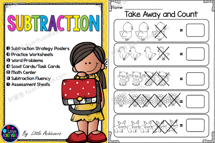 《Addition And Subtraction Workbook》幼儿学前加减法小学数学练习册PDF 百度云网盘下载