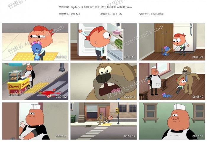《Tig N' Seek Season 1》英文原版儿童动画片第一季20集 MKV百度云网盘下载
