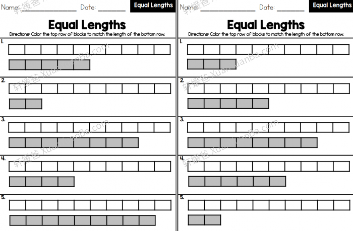 《Math Measurement Workbook》关于长度测量的专项练习册PDF 百度云网盘下载