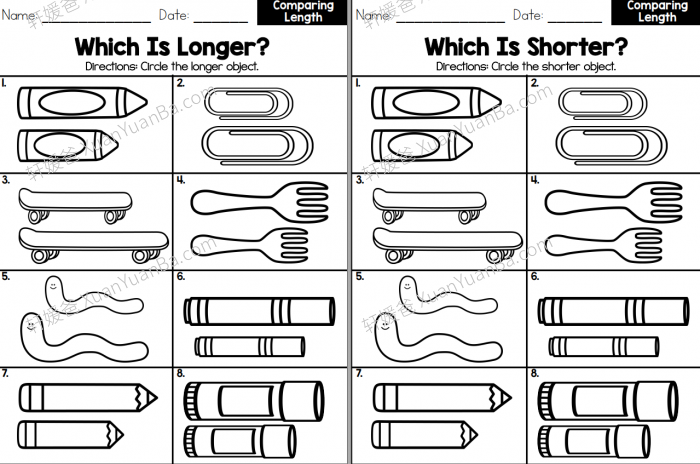 《Math Measurement Workbook》关于长度测量的专项练习册PDF 百度云网盘下载