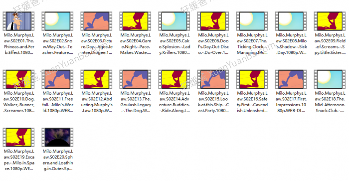 《米罗的墨菲定律 Milo Murphy's Law 》第一二季英文动画片MKV视频 百度云网盘下载