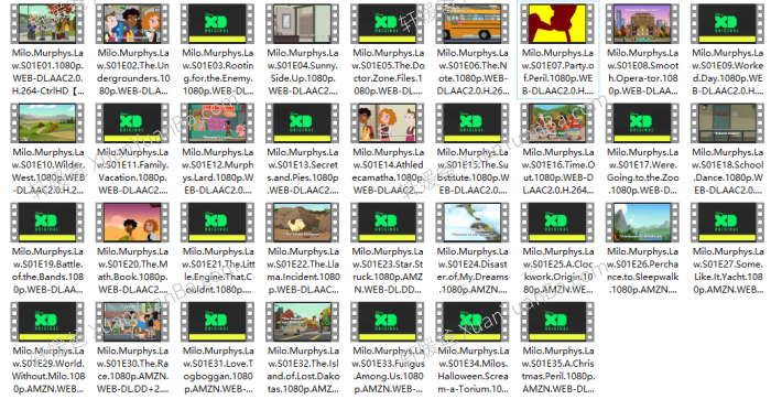 《米罗的墨菲定律 Milo Murphy's Law 》第一二季英文动画片MKV视频 百度云网盘下载