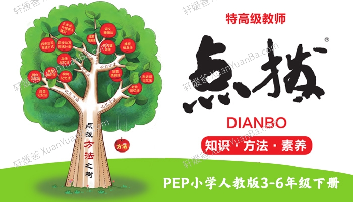 《英语点拨全解》小学英语人教版PEP版3-6年级下册PDF 百度云网盘下载