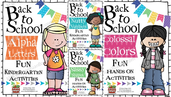 《Back to School》幼儿学前英语综合启蒙练习册4册 百度云网盘下载