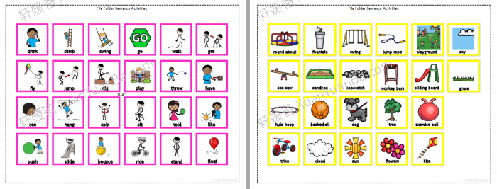 《户外主题活动 Outdoors Sentence Activities》互动游戏书六册PDF 百度云网盘下载