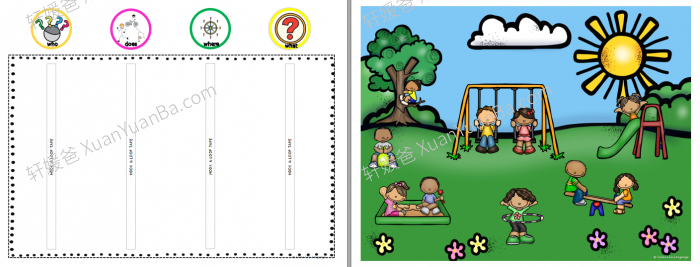 《户外主题活动 Outdoors Sentence Activities》互动游戏书六册PDF 百度云网盘下载