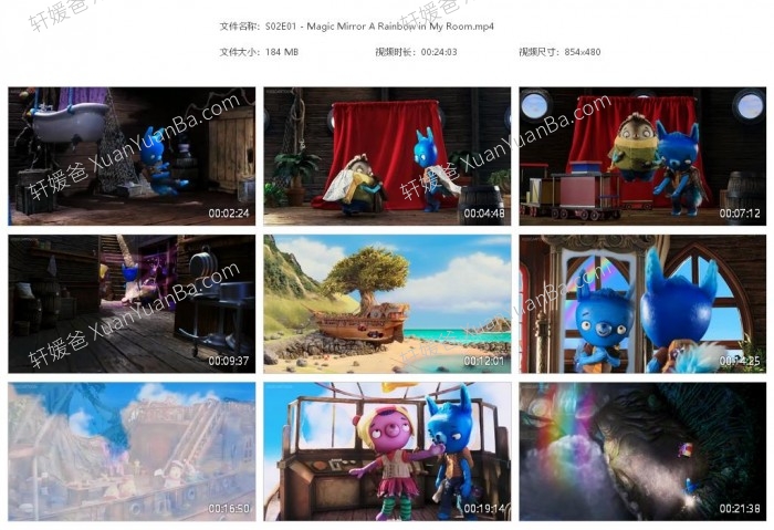 《飘零叶 Tumble Leaf》第二季13集全最佳学龄前英文动画MP4视频 百度网盘下载