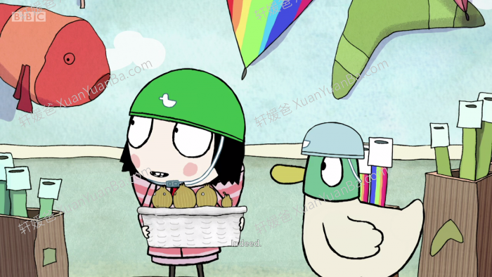 《莎拉和乖乖鸭 Sarah and duck》第二季中英文版40集MP4视频 百度云网盘下载