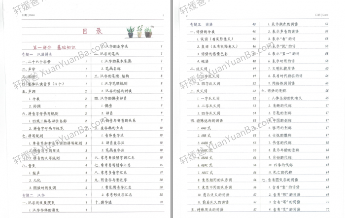 《小学1-6年级数学语文英语学霸笔记》超700多页思维导图知识点归纳PDF 百度云网盘下载