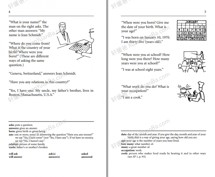 《看图学英语 English Through Pictures L1-L3》图解英语英文教材PDF+MP3音频 百度网盘下载