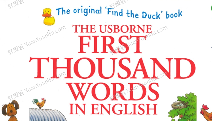 《First Thousand Words in English》我的头1000英语词汇 PDF 百度网盘下载