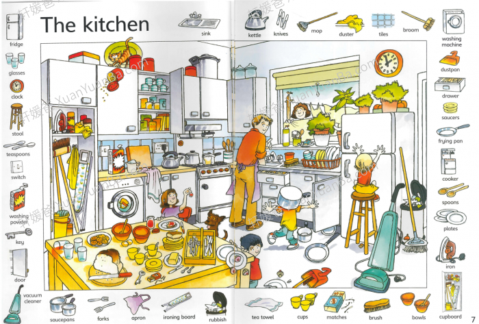 《First Thousand Words in English》我的头1000英语词汇 PDF 百度网盘下载