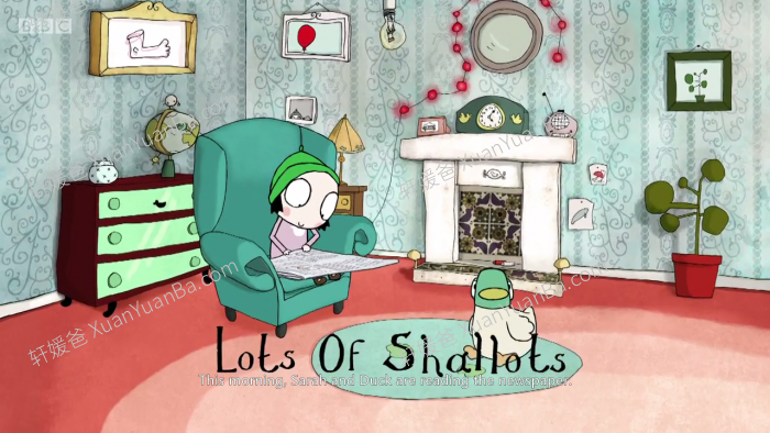 《莎拉和乖乖鸭 Sarah and duck》第一季中英文版40集MP4视频 百度云网盘下载
