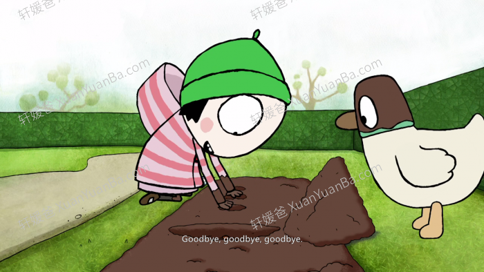 《莎拉和乖乖鸭 Sarah and duck》第一季中英文版40集MP4视频 百度云网盘下载
