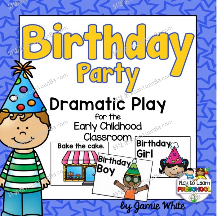 《Dramatic Play Bundle》18册自然拼读职业认知游戏英文教具素材包PDF 百度云网盘下载