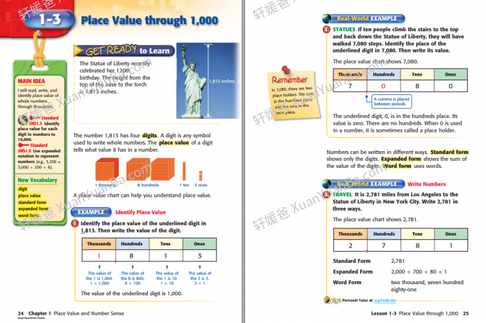《California Mathematics G1-G7》美国加州小学数学系列英文教材全7册PDF 百度云网盘下载
