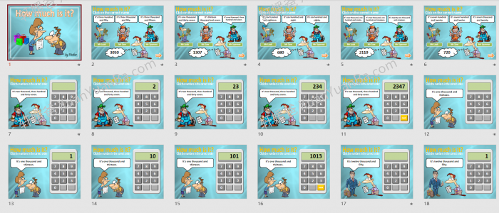 《很多/很多 MUCH/MANY》英语课堂专项PPT游戏课件 百度云网盘下载