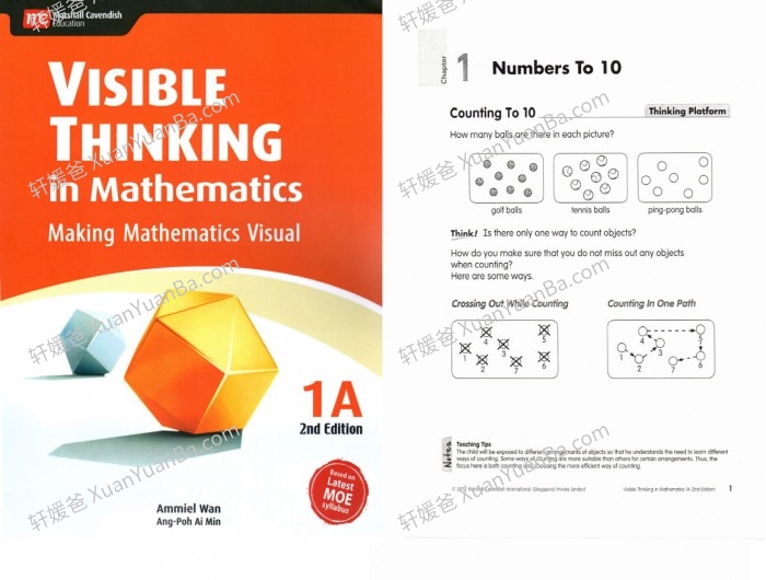 《Visible Thinking in Mathematics》新加坡1-6年级可视思维数学练习册 百度云网盘下载