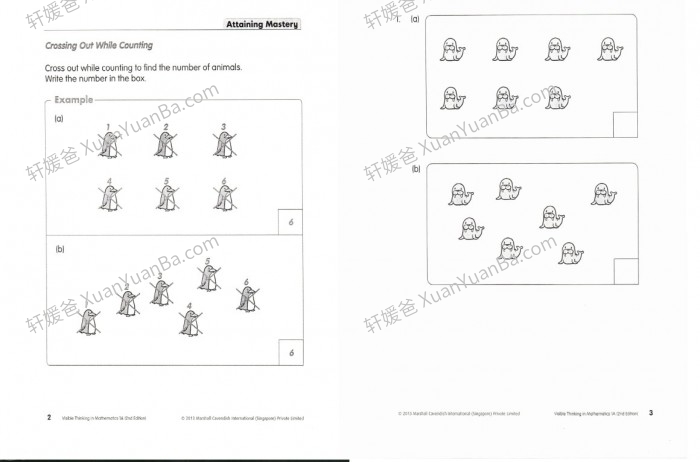 《Visible Thinking in Mathematics》新加坡1-6年级可视思维数学练习册 百度云网盘下载